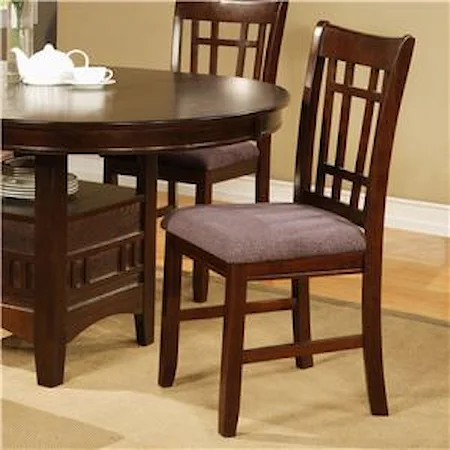 Dining Side Chair with Upholstered Seat